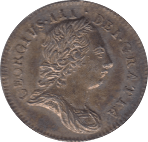 1772 MAUNDY THREEPENCE ( AUNC )