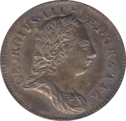 1772 MAUNDY THREEPENCE ( AUNC )