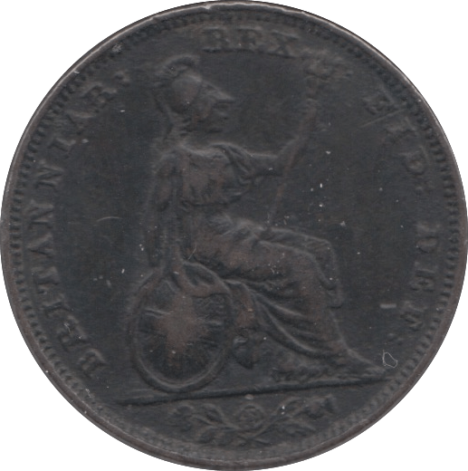 1834 FARTHING ( GF ) 2 - Farthing - Cambridgeshire Coins