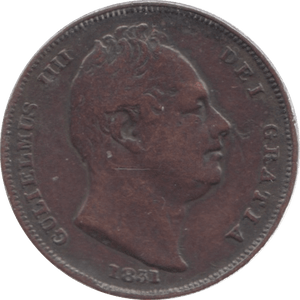 1831 FARTHING ( FINE ) 3 - Farthing - Cambridgeshire Coins