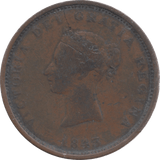 1843 NEW BRUNSWICK ONE PENNY TOKEN - Token - Cambridgeshire Coins