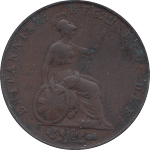 1853 HALFPENNY ( GF ) 2 - HALFPENNY - Cambridgeshire Coins