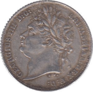 1824 SIXPENCE ( GVF ) 6 - Sixpence - Cambridgeshire Coins