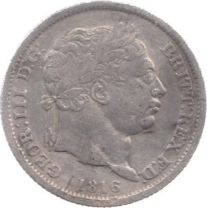 1816 SIXPENCE ( VF ) 9