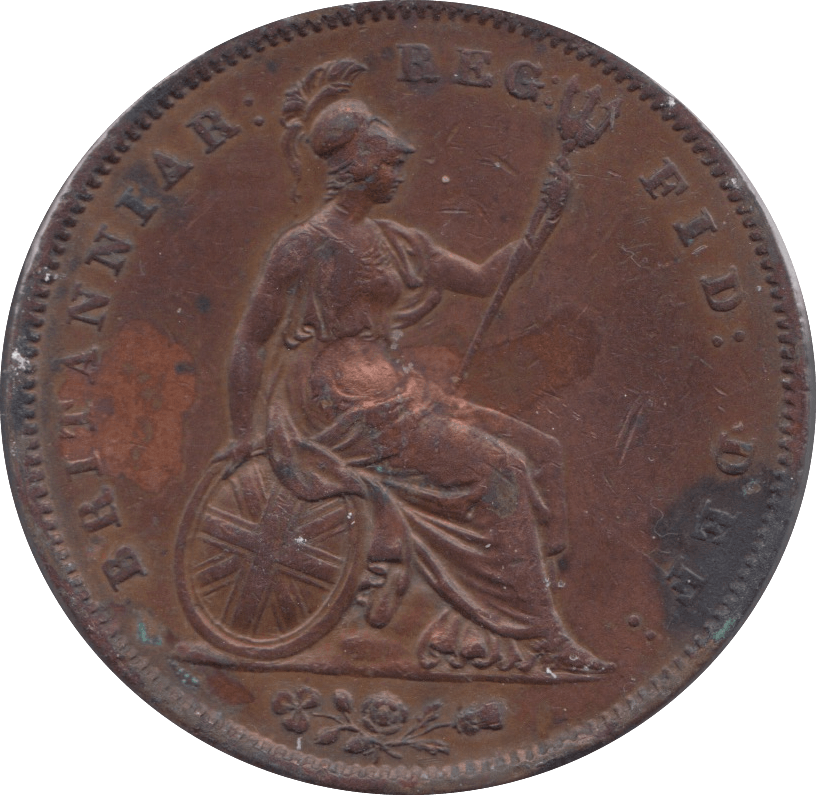 1851 PENNY ( GVF ) 3 - Penny - Cambridgeshire Coins