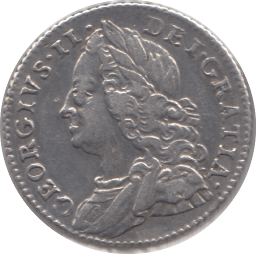 1757 SIXPENCE ( EF ) 6