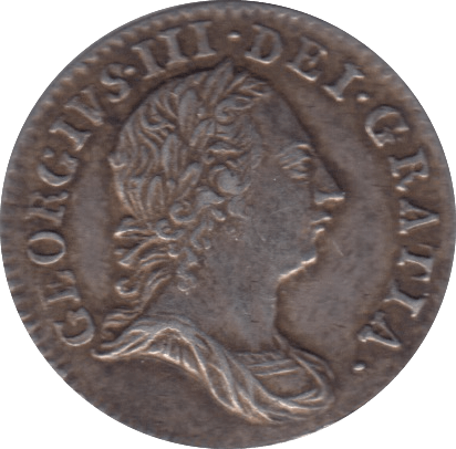 1763 MAUNDY THREEPENCE ( EF )