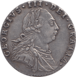 1787 SIXPENCE ( EF )