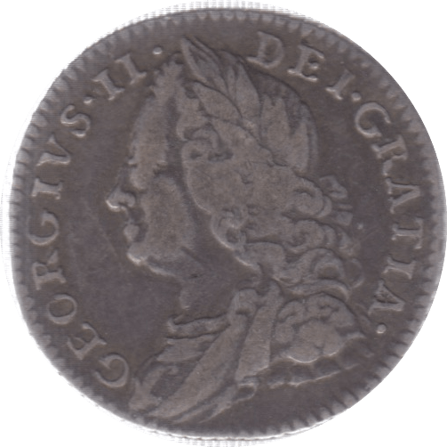 1758 SIXPENCE ( GF )