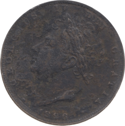 1826 FARTHING ( GVF ) 3 - Farthing - Cambridgeshire Coins