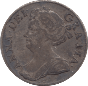 1711 SIXPENCE ( GF )