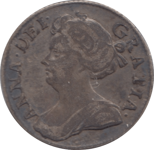 1711 SIXPENCE ( GF )