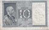 10 LIRE REGNO D'ITALIA ITALIAN BANKNOTE REF 15