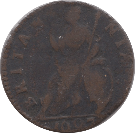 1697 FARTHING ( FINE ) 3