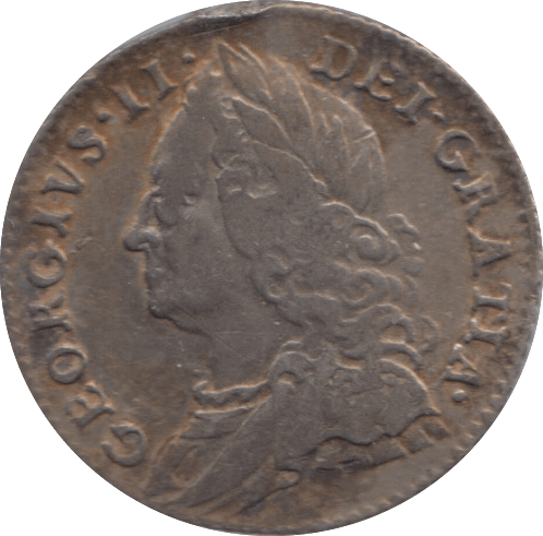 1757 SIXPENCE ( GVF )