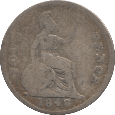 1842 FOURPENCE ( FAIR ) 1 - Fourpence - Cambridgeshire Coins