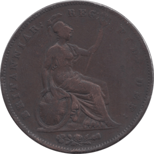 1853 PENNY ( FINE ) 1 - Penny - Cambridgeshire Coins