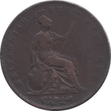 1853 PENNY ( FINE ) 1 - Penny - Cambridgeshire Coins