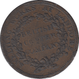 1812 PENNY TOKEN BRITISH COPPER COMPANY REF 326