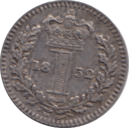 1852 MAUNDY ONE PENNY ( EF ) 1 - Maundy Coins - Cambridgeshire Coins