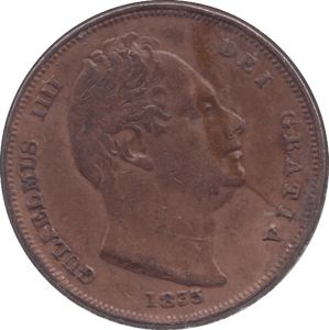 1835 FARTHING ( GF ) 2 - Farthing - Cambridgeshire Coins