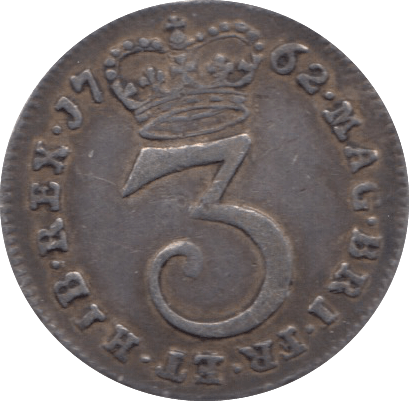 1762 MAUNDY THREEPENCE ( VF ) 11