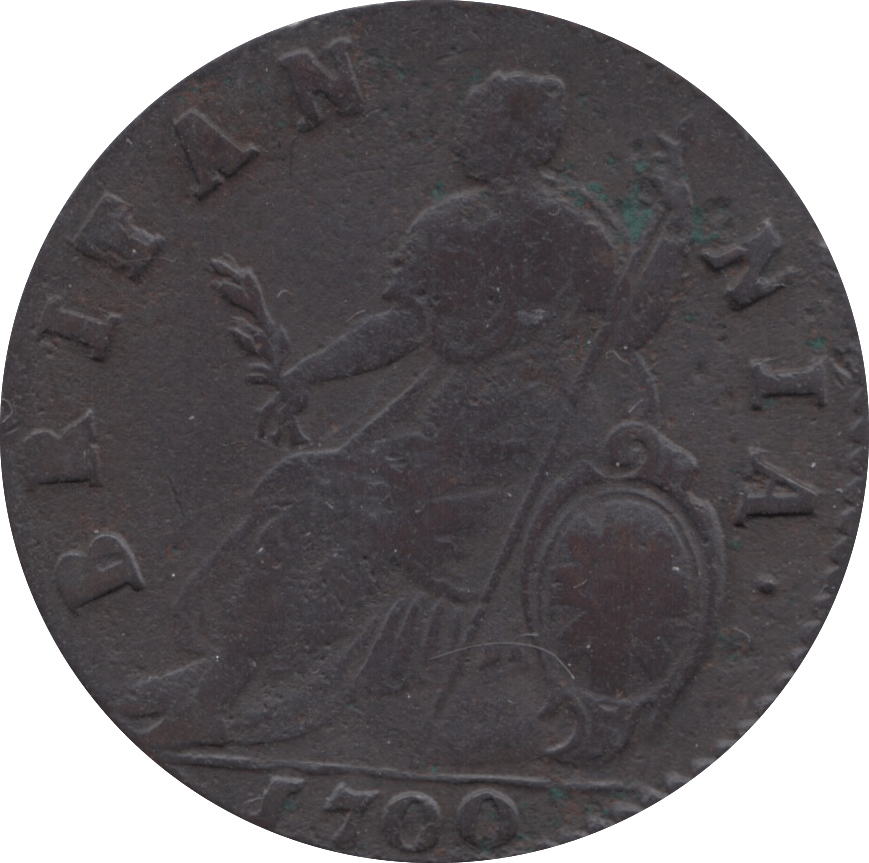 1700 HALFPENNY ( VF )