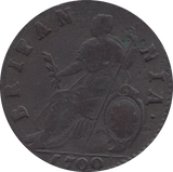 1700 HALFPENNY ( VF )