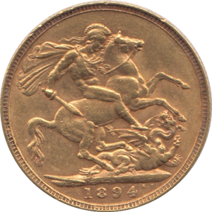 1894 GOLD  SOVEREIGN ( GVF ) 2