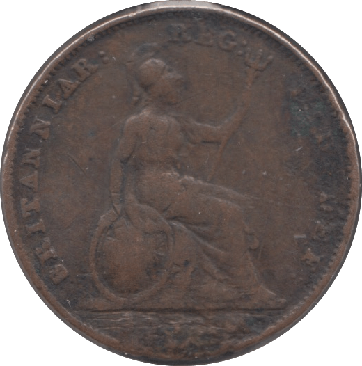 1848 FARTHING ( FAIR ) 2 - Farthing - Cambridgeshire Coins