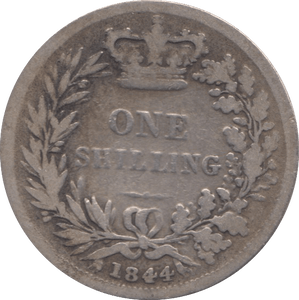 1844 ONE SHILLING ( FAIR ) - Shilling - Cambridgeshire Coins