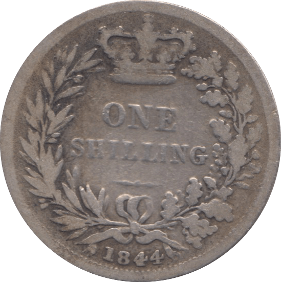 1844 ONE SHILLING ( FAIR ) - Shilling - Cambridgeshire Coins