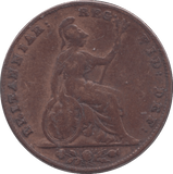 1845 FARTHING ( FAIR ) 2 - Farthing - Cambridgeshire Coins