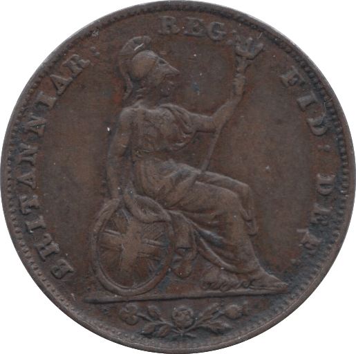 1840 FARTHING ( FINE ) 2 - Farthing - Cambridgeshire Coins