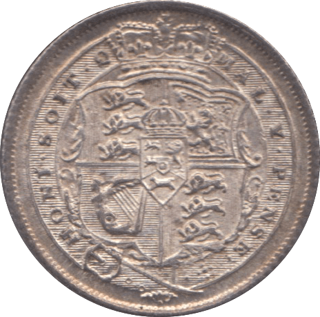 1816 SIXPENCE ( BU )