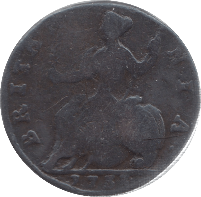 1737 HALFPENNY ( FAIR ) 3