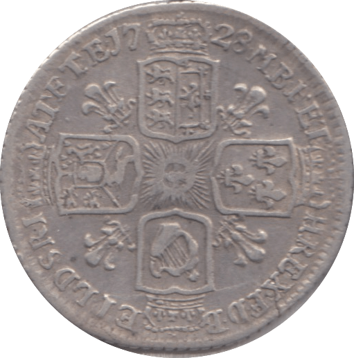 1723 SIXPENCE ( GF )