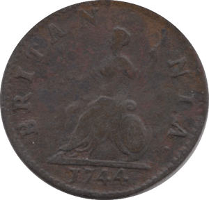 1744 FARTHING ( FINE ) 5