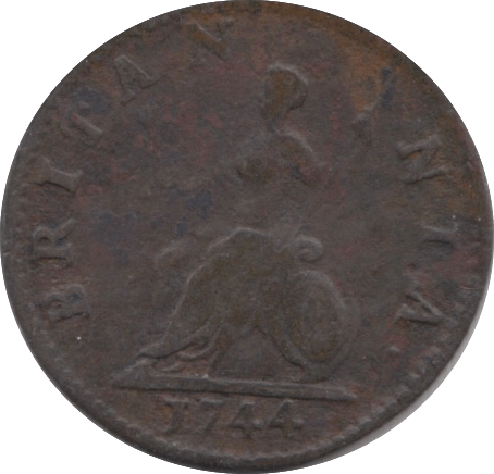 1744 FARTHING ( FINE ) 5