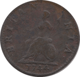 1744 FARTHING ( FINE ) 5