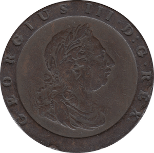 1797 TWOPENCE ( VF ) REF 9