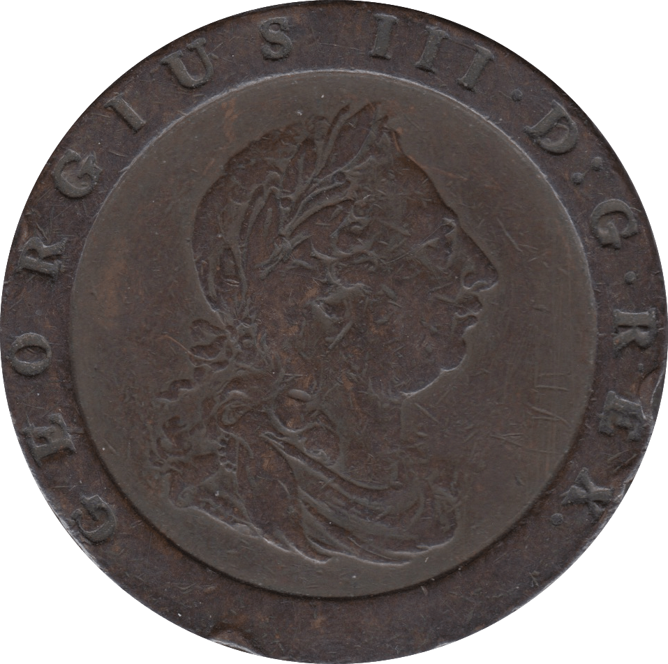 1797 TWOPENCE ( VF ) REF 9