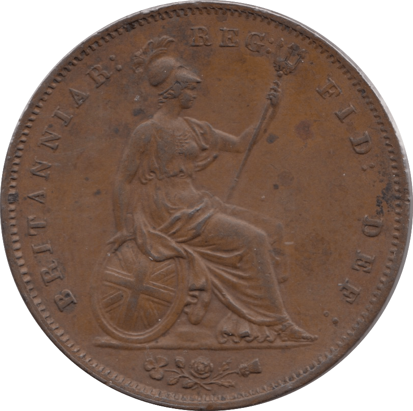 1853 PENNY ( EF ) 10 - Penny - Cambridgeshire Coins