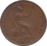 1853 PENNY ( EF ) 10 - Penny - Cambridgeshire Coins