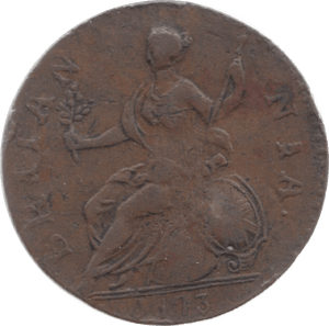 1773 HALFPENNY ( VF )