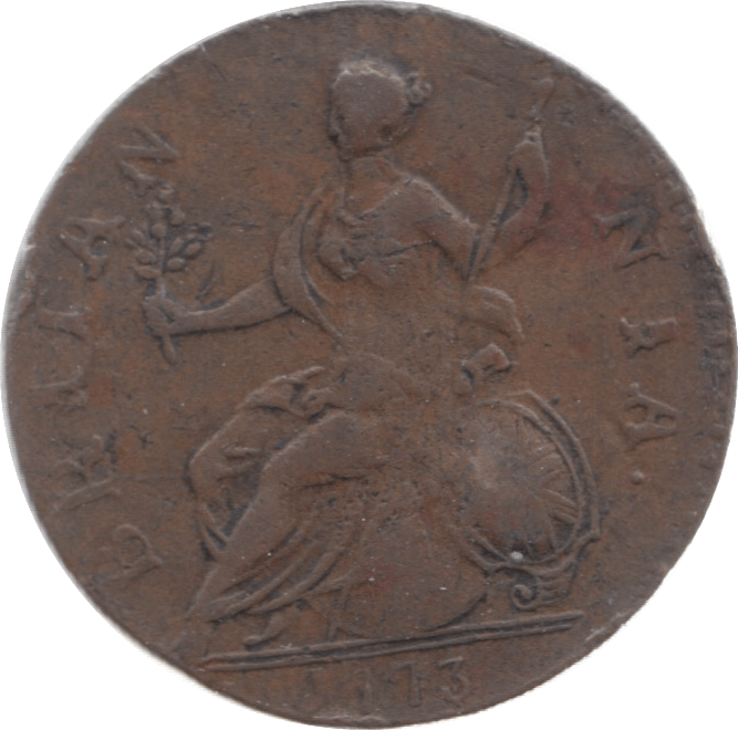 1773 HALFPENNY ( VF )