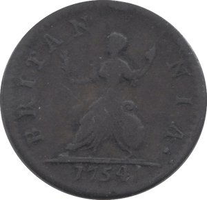 1754 FARTHING ( GF ) 4