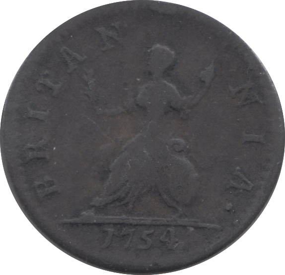 1754 FARTHING ( GF ) 4