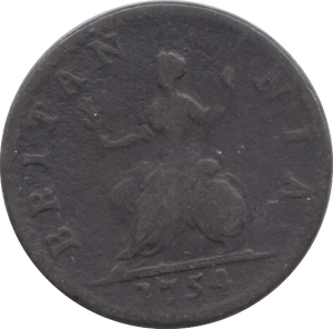 1754 FARTHING ( FAIR ) 2