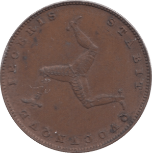 1839 ISLE OF MAN FARTHING - WORLD COINS - Cambridgeshire Coins